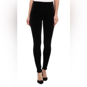Spanx Black Velvet Leggings 1X NWT